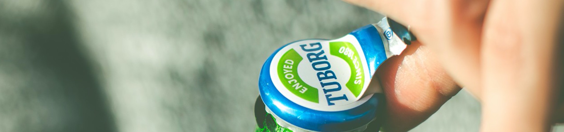 Il tappo a strappo tuborg