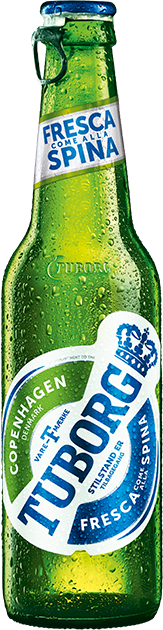 Tuborg Green fresca come alla spina